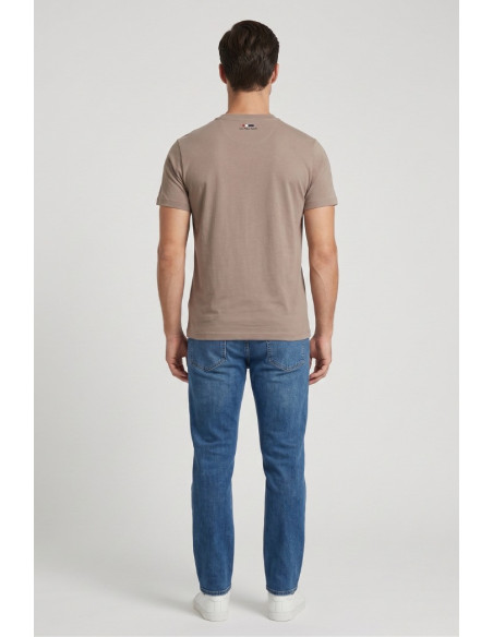 US Polo ASSN t-shirt in cotone con logo ricamato Luca US43154001 [c82310c6]