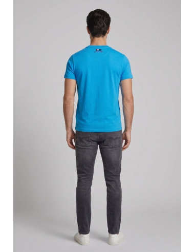 US Polo ASSN t-shirt in cotone con logo ricamato Luca US43154001 [8ed6eed6]