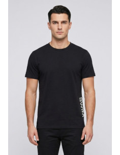 Moschino t-shirt in jersey di cotone con logo laterale V3A0705-9425 [faf9e73b]