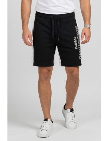Moschino bermuda in felpa con logo laterale V3A6705-9423 [53f7d8b6]
