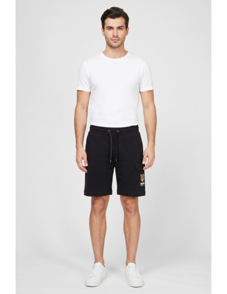 Moschino bermuda in felpa cargo con logo V1A6802-4409 [55ee82fe]