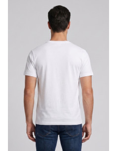Moschino t-shirt in jersey di cotone con stampa logo V3A0701-9421 [3340b1f0] 2