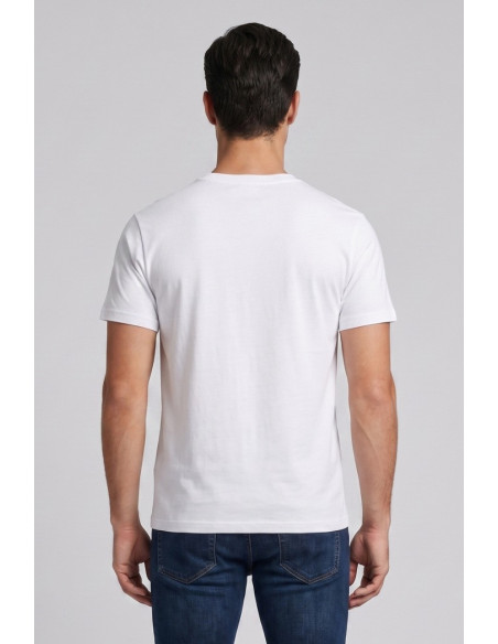 Moschino t-shirt in jersey di cotone con stampa logo V3A0701-9421 [ea66f2fd]