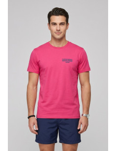 Moschino t-shirt in jersey di cotone con stampa logo V3A0701-9421 [a1f5663b]