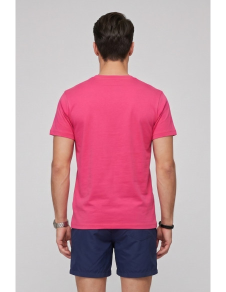 Moschino t-shirt in jersey di cotone con stampa logo V3A0701-9421 [78d32536]