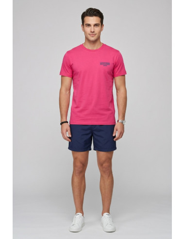 Moschino t-shirt in jersey di cotone con stampa logo V3A0701-9421 [cfcee432]