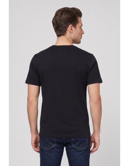 Moschino t-shirt in jersey di cotone con stampa logo V3A0701-9421 [c1644a71]