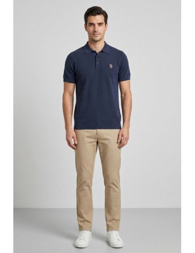 US Polo ASSN polo in piquet di cotone Jared US43197017 [e6c7808d]