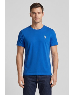 US Polo ASSN t-shirt in piquet di cotone con logo ricamato Bren US43154006 [f1dedb6e]