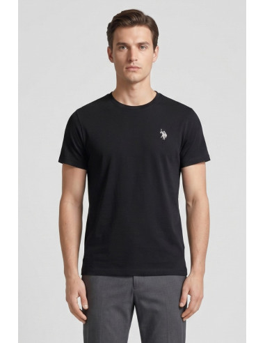 US Polo ASSN t-shirt in piquet di cotone con logo ricamato Bren US43154006 [4d53f79d]