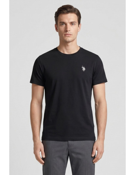 US Polo ASSN t-shirt in piquet di cotone con logo ricamato Bren US43154006 [4d53f79d]