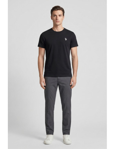 US Polo ASSN t-shirt in piquet di cotone con logo ricamato Bren US43154006 [23687594]