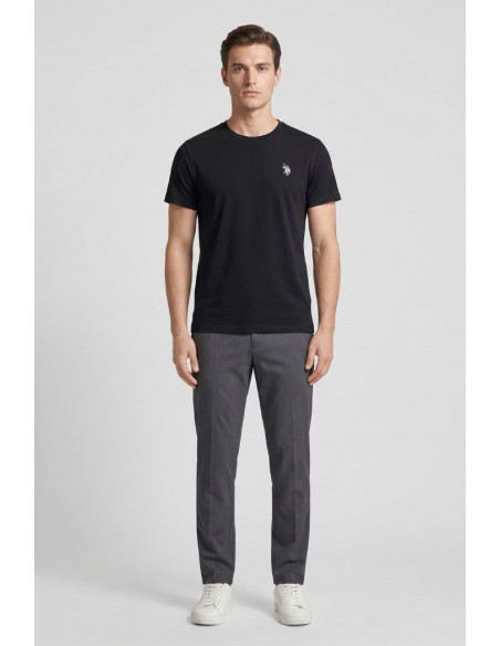US Polo ASSN t-shirt in piquet di cotone con logo ricamato Bren US43154006 [23687594]