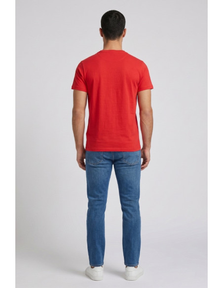 US Polo ASSN t-shirt in piquet di cotone con logo ricamato Bren US43154006 [0eb1cbef]