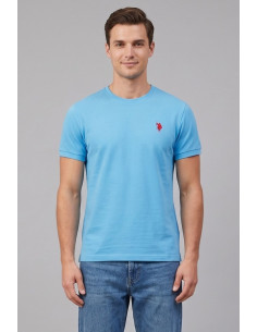 US Polo ASSN t-shirt in piquet di cotone con logo ricamato Bren US43154006 [4d069932]