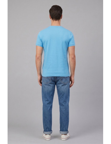 US Polo ASSN t-shirt in piquet di cotone con logo ricamato Bren US43154006 [9420da3f]