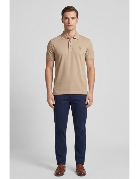 US Polo ASSN polo in jersey con logo ricamato Henry US43197019 [45d91545]