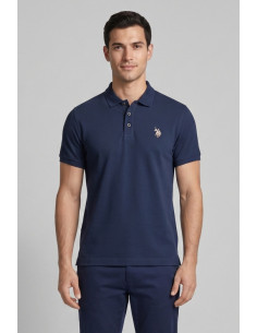US Polo ASSN polo in jersey con logo ricamato Henry US43197019 [942a8a43]