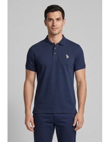 US Polo ASSN polo in jersey con logo ricamato Henry US43197019 [942a8a43]