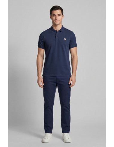 US Polo ASSN polo in jersey con logo ricamato Henry US43197019 [fa11084a]