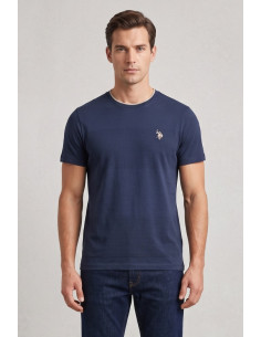 US Polo ASSN t-shirt maglia con lavorazioni e logo ricamato Ivo US43154027 [fc085202]