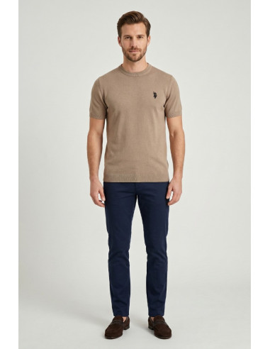 US Polo ASSN t-shirt maglia delavè con logo ricamato Devon US43154013 [ec983a13]