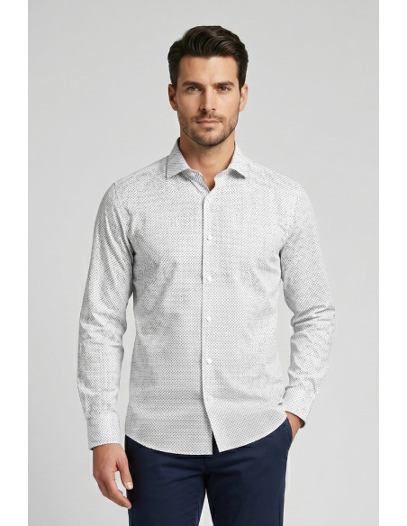 Vipa Camiceria camicia a fantasia in cotone Baddi [cd9858cc]