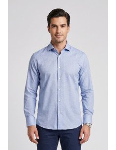 Vipa Camiceria camicia in cotone a pois Guana [c22f44c4]