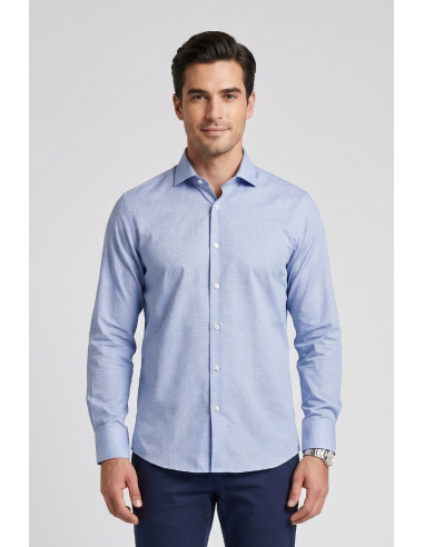Vipa Camiceria camicia in cotone a pois Guana [c22f44c4]