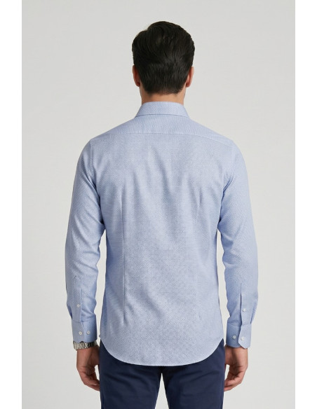 Vipa Camiceria camicia in cotone a pois Guana [1b0907c9]