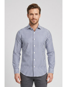 Vipa Camiceria camicia rigata in cotone Lingua [3ea43a8b]