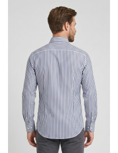 Vipa Camiceria camicia rigata in cotone Lingua [3ea43a8b] 2