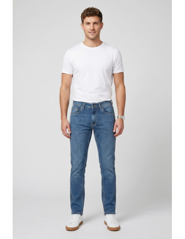 Johnny Looper jeans slim fit in denim di cotone stretch JP909 [193af1b3]