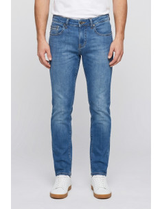 Rifle jeans 5 tasche in denim di cotone stretch RF431 [b62d9476]