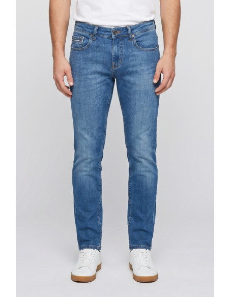Rifle jeans 5 tasche in denim di cotone stretch RF431 [b62d9476]