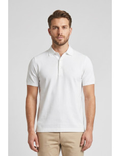 Jaggy polo in filo con logo ricamo Drake JMD054DZ144261 [fb96041a]