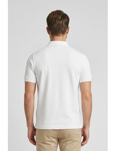 Jaggy polo in filo con logo ricamo Drake JMD054DZ144261 [22b04717]