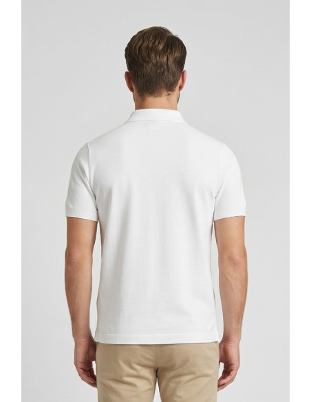 Jaggy polo in filo con logo ricamo Drake JMD054DZ144261 [22b04717]