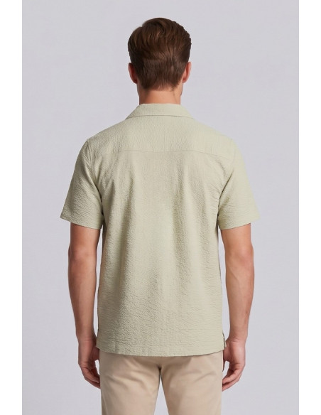 Lyle & Scott camicia mezza manica in seersucker Crinkle Resort SW2409V [fde2d38e]