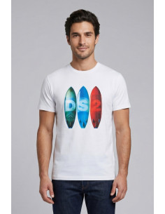 Drop Season 2 t-shirt in jersey di cotone con stampa multicolor SS26B12 [45c6469a]