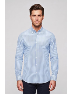 Paul Matthew camicia rigata in cotone CF11-1715 [77417bf0]