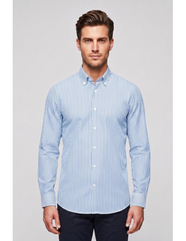 Paul Matthew camicia rigata in cotone CF11-1715 [77417bf0]