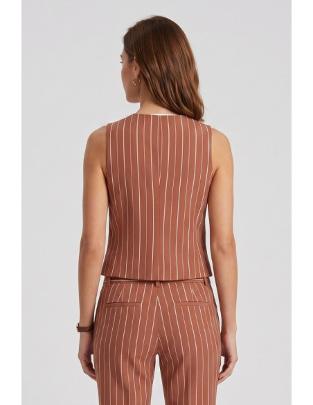 Fly Girl gilet gessato 6283/02 [049225ef]