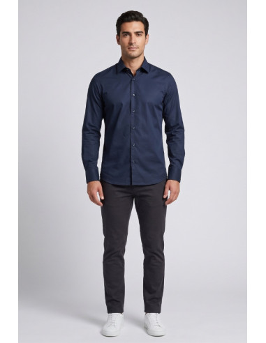 Sartor camicia slim fit in cotone stretch F1-11DUTY-S-6-531 [3de2bdad]