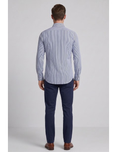 Sartor camicia rigata in tessuto no-stiro F1-13TORI-S-6-434 [f7018945] 2