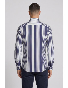 Sartor camicia rigata in tessuto no-stiro F1-13TORI-S-6-434 [fb90a73c] 2