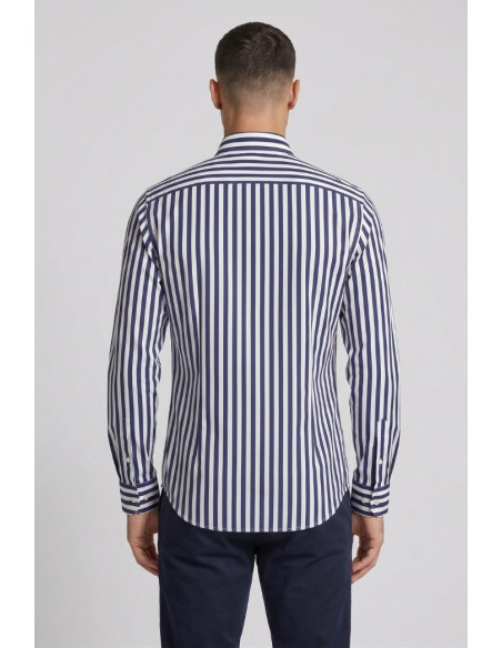 Sartor camicia rigata in tessuto no-stiro F1-13TORI-S-6-434 [22b6e431]