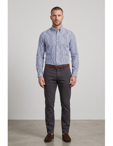 Filippo Gelsi camicia botton down rigata regular fit 120-2FP [14ac7095]