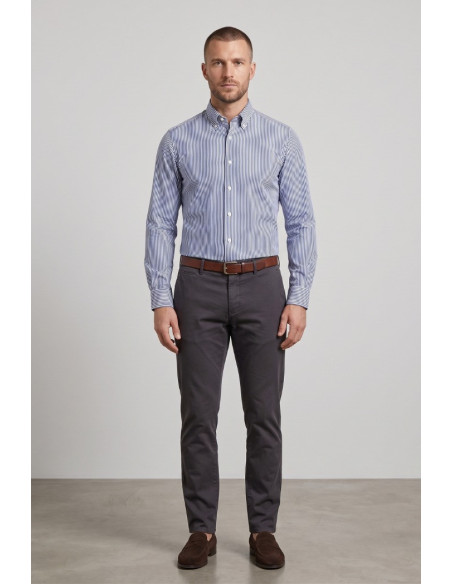 Filippo Gelsi camicia botton down rigata regular fit 120-2FP [14ac7095]