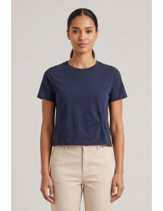 Blash t-shirt cropped in cotone BS1710012 [f589b4bb]